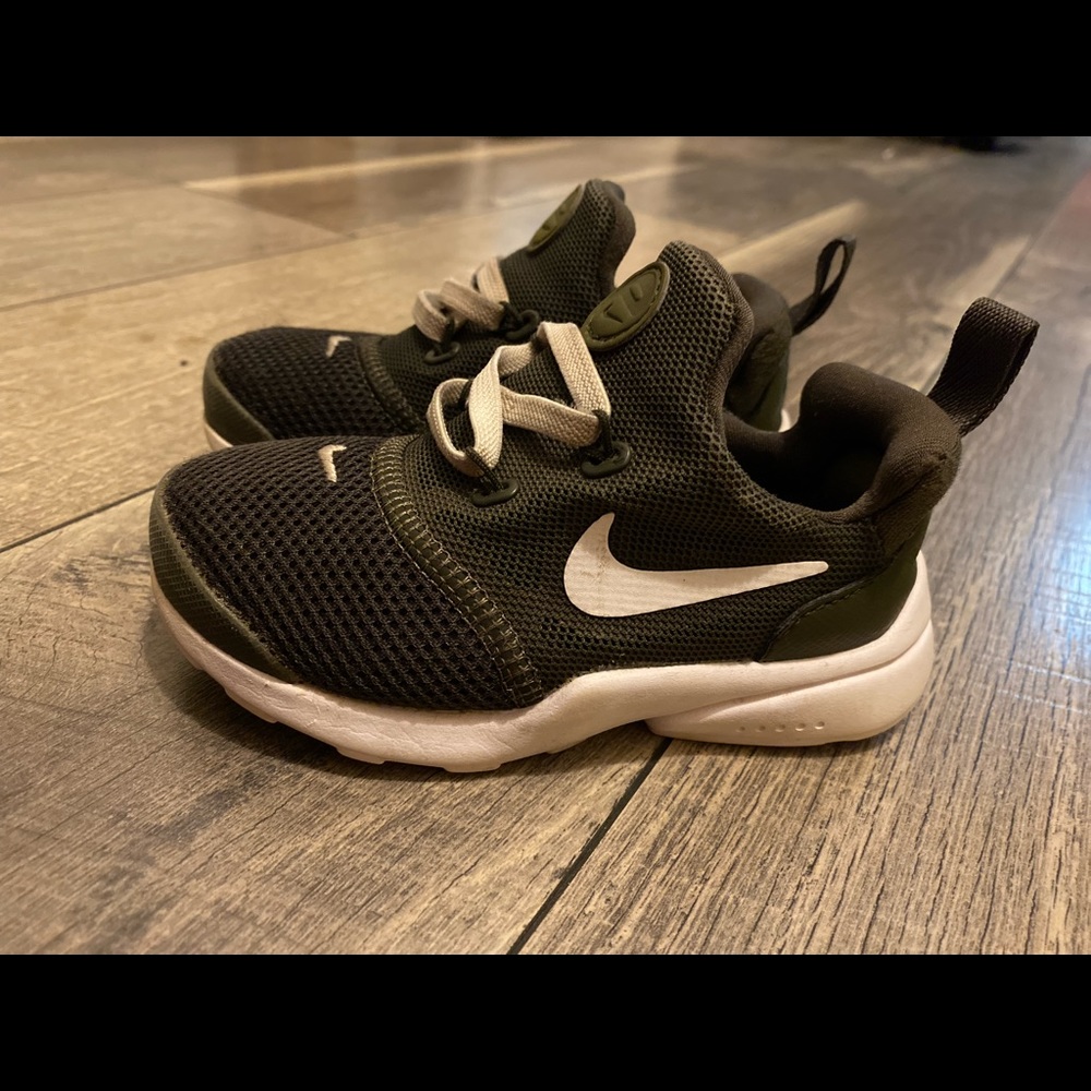 Army Green Toddler Kobe Sneakers - Picture 2 of 3